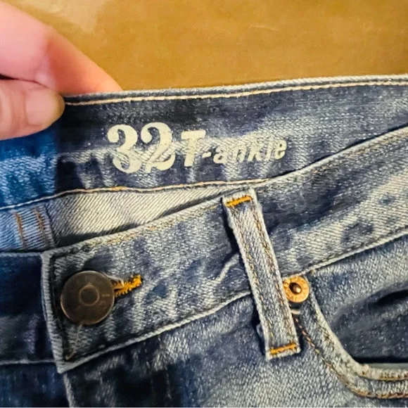 J. Crew Toothpick Jeans 32 Tall Ankle - Picture 4 of 7